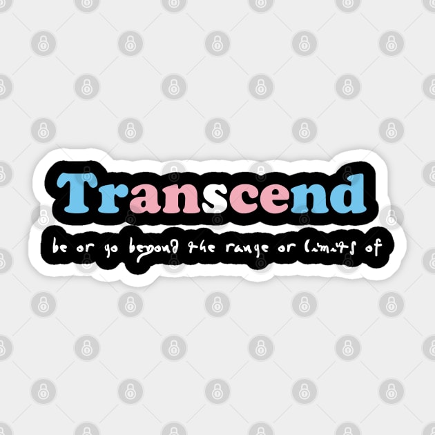 Transcend Sticker by Kizanth
